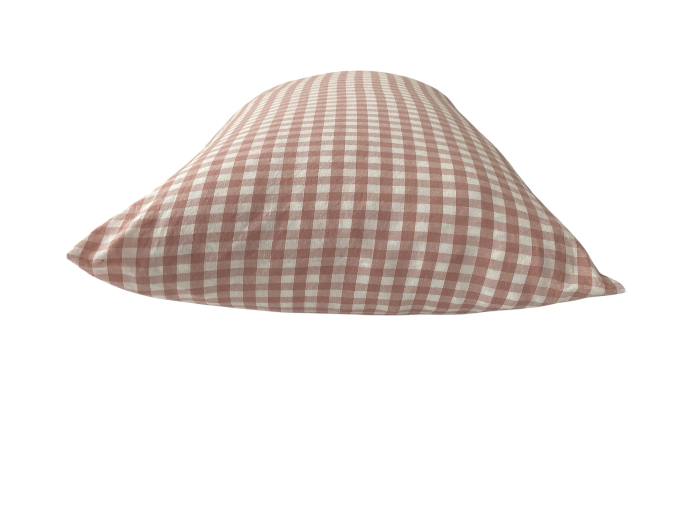 Pink Checkered Pillowcase